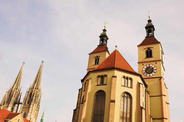 Fototapeta premium Cathedral in Regensburg