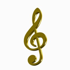 Fototapeta premium Notenschlüssel