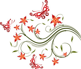 Decorative element for design, vector illustration 