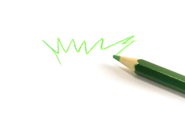 drawn green grass