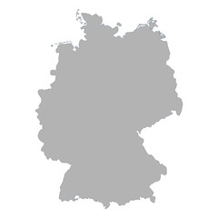Obraz premium deutschlandkarte