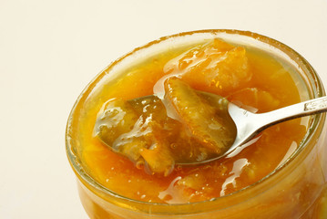 Orange marmalade - close up
