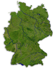Deutschland 3D Satelit
