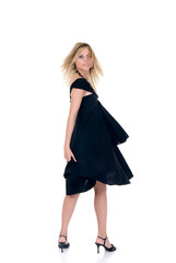 Attractive glamor lady