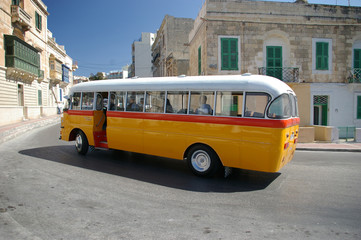 Typischer Bus auf Malta