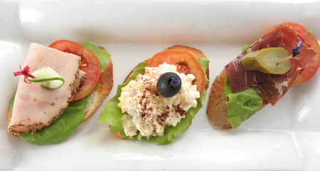 open sandwich