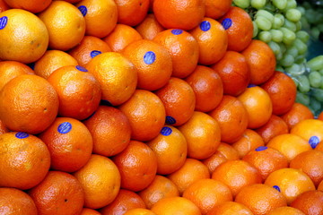 les oranges du marché