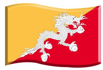 Drapeau du Bhoutan