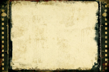 Grunge film frame