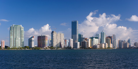 Fototapeta premium Panorama Miami Bayfront Skyline