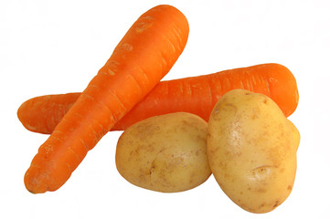 carrots and potatoes