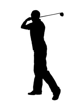 Golf - Silhouette Golfer 