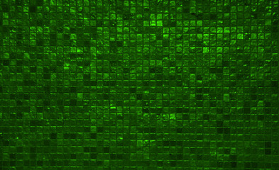 little shiny green squares background