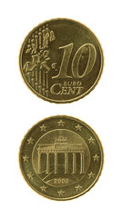 Ten Eurocents Coin