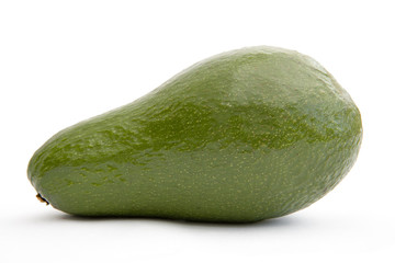 Avocado pear on white background