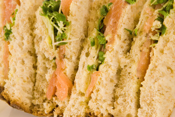 Smoked Salmon and Cress Sandwiches