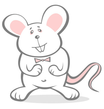 cheerful mousy