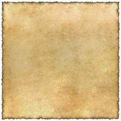 Old yellow burned edges parchment