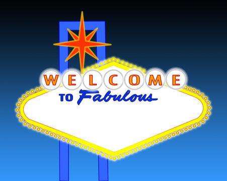 Welcome To Las Vegas Sign With Fireworks In The Background Stock Photo,  Picture and Royalty Free Image. Image 13000964.