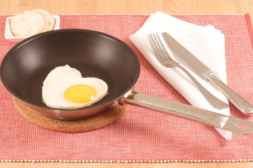 olive oil fried egg