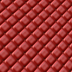 Red leather surface