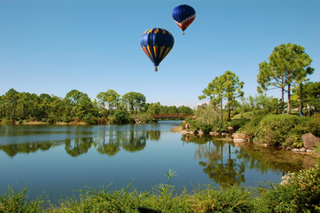 Obraz premium Hot air balloons