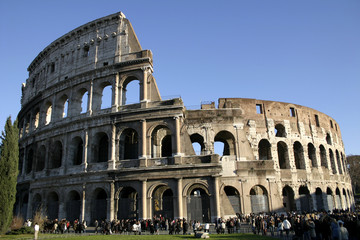 Fototapeta na wymiar rome, the coliseum