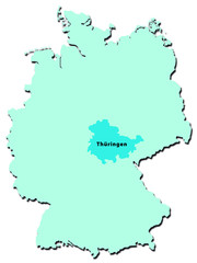 Fototapeta premium Thüringen