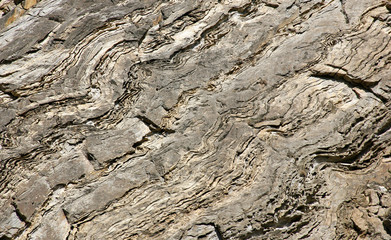 background view of rock strata