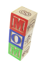 Mom Alphabet Blocks