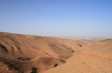 Fototapeta na wymiar Montagnes de l'Atlas marocain