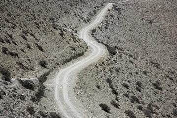 winding dirt track on Annapuran circuit