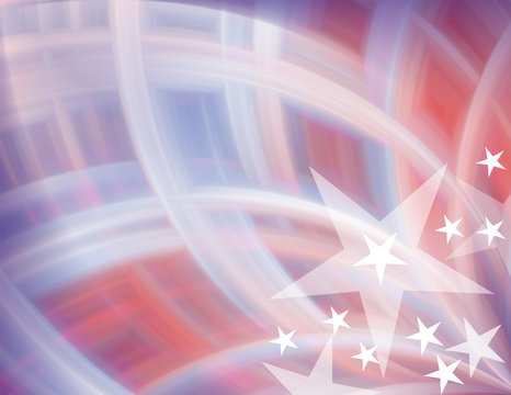 USA Patriotic Blurred Abstract Background