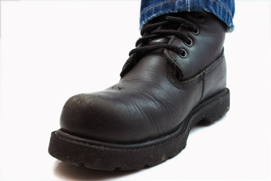 black shoe