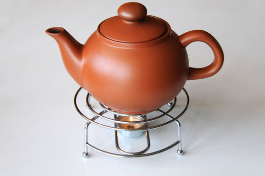 Tee Tea Teapott Teekanne St&ouml;vchen Kerze
