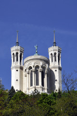Fototapeta na wymiar basilique Notre-Dame de Fourvière, Lyon