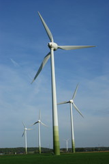 Fototapeta premium Windräder am Niederrhein