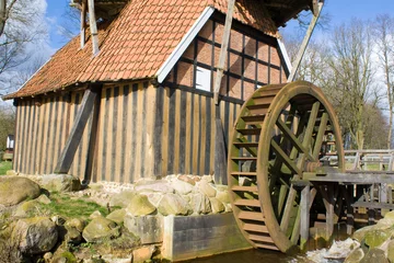 Cercles muraux Moulins Hüvener Mühle