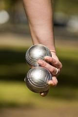boules de p&eacute;tanque