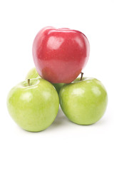 Green Apple red apple
