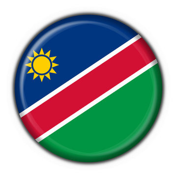 namibia button flag round shape
