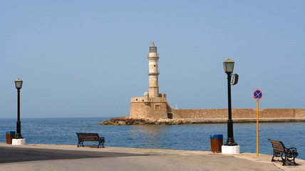 phare de la Canée hania en crète