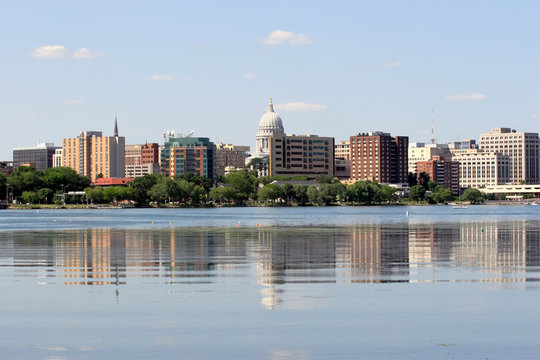 Skyline Of Madison Wisconsin