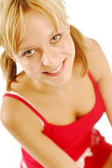 Fototapeta premium Exercising girl