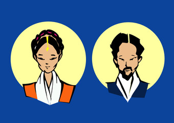 portrait series - tibetan couple