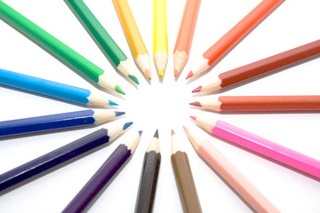 Different color pencils