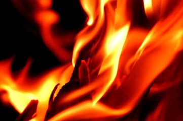 Close-up of fire