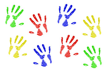 Obraz premium Hand Prints