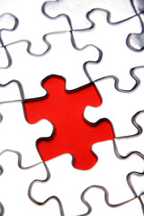 Piece missing from jigsaw puzzle