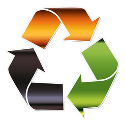 Recycling symbol, Glass